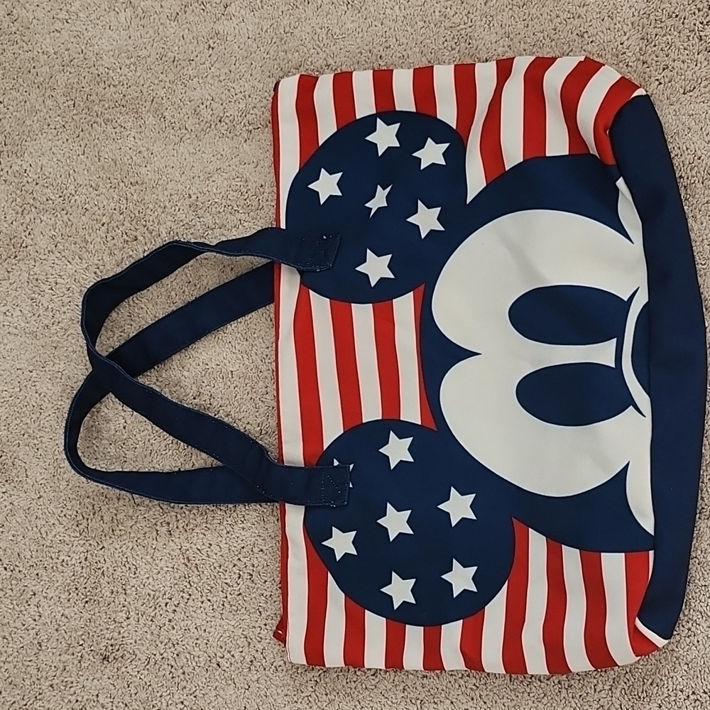 Patriotic Mickey Mouse Tote Bag Disney American Flag